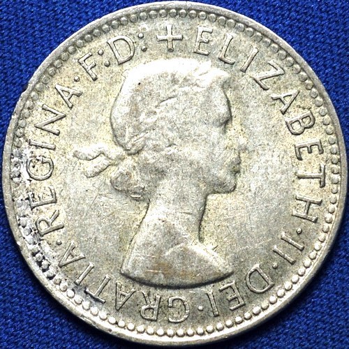 1962 Australian Shilling, 'average circulated'