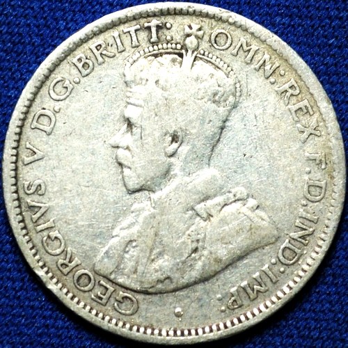 1927 Australian Sixpence, 'good Very Good / about Fine'