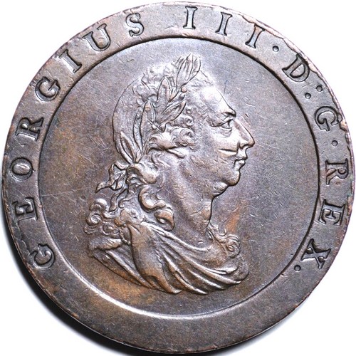 1797 British Penny, 'good Very Fine'